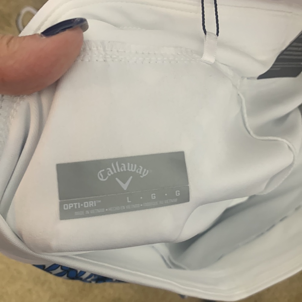 Callaway Golf NWT Blue Sea Star Pattern Golf Skort size Large - Picture 11 of 14